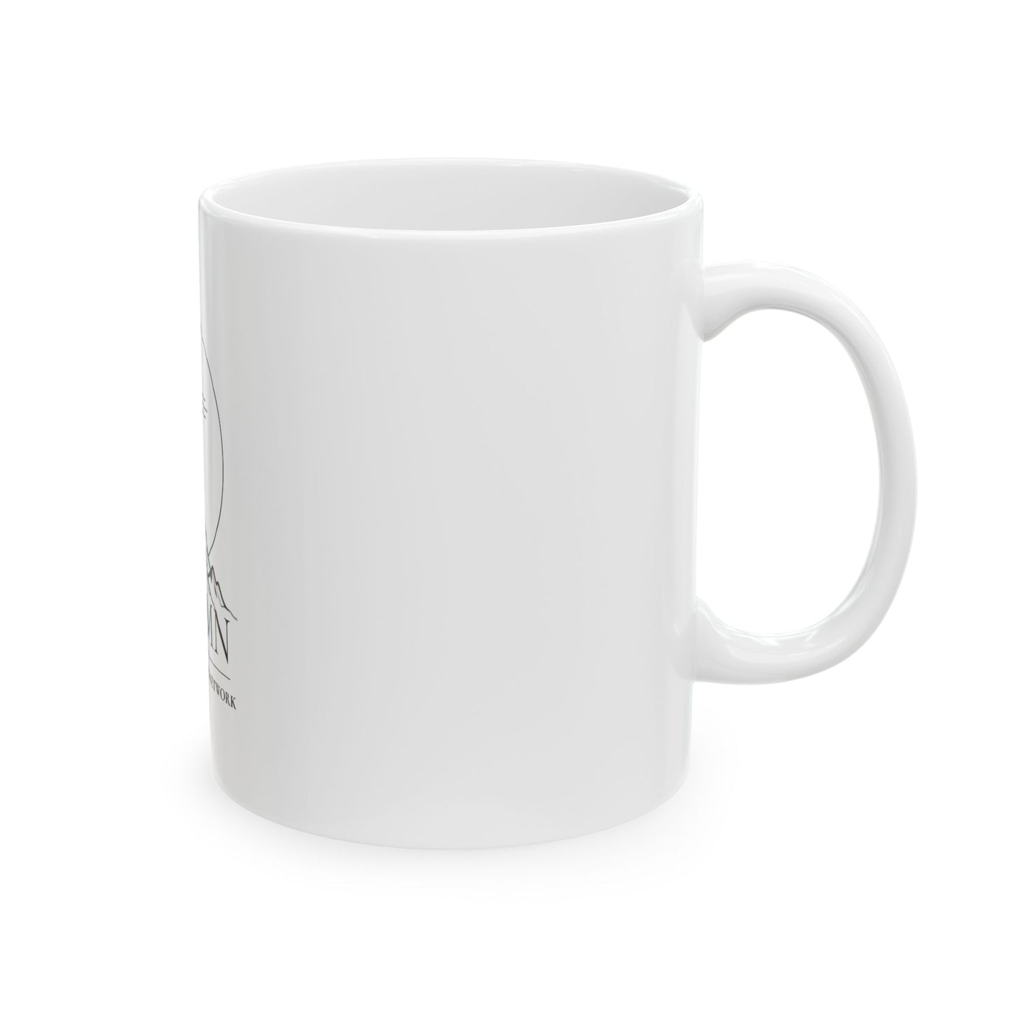 KD Hill Ministries Ceramic Mug – Faith Cross & Mountain Logo (11oz, 15oz)