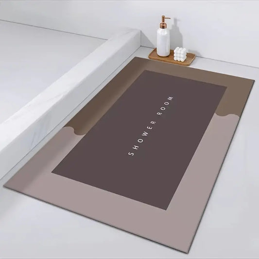 Super Absorbent Anti-Slip Bathroom Mat in Morandi Color