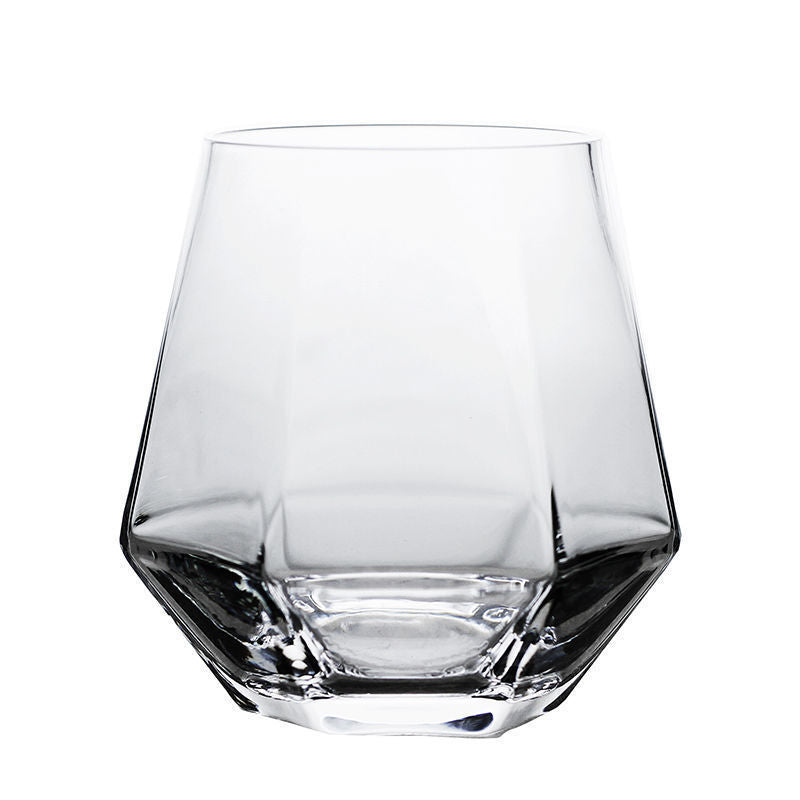 Diamond Shape Multi-Purpose Stemless Drinking Glass
