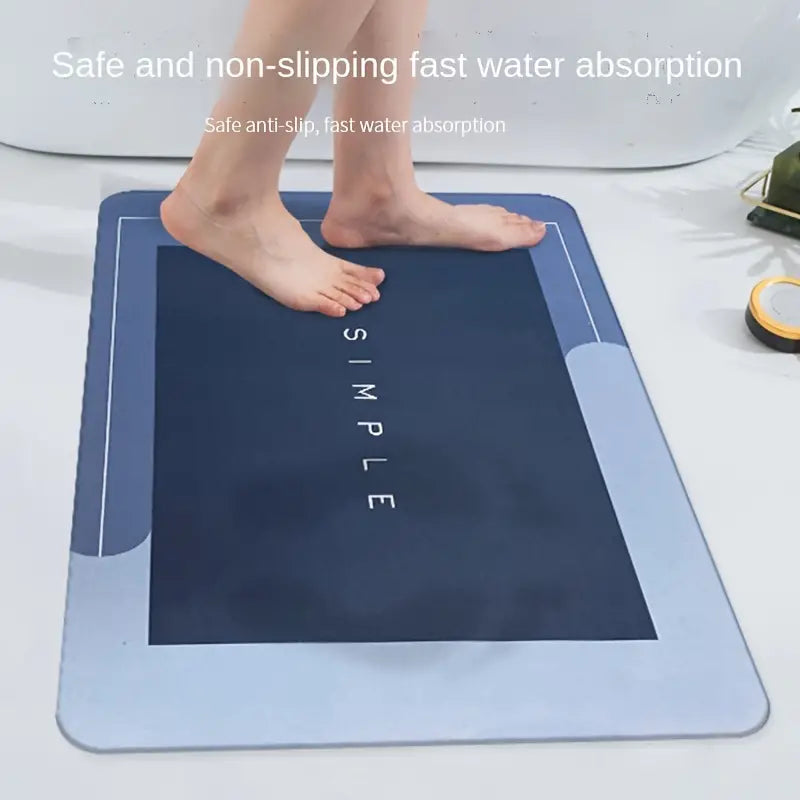 Super Absorbent Anti-Slip Bathroom Mat in Morandi Color