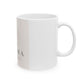 Velora Wellness Ceramic Mug – Elegant Rose Gold Logo Coffee Cup (11oz/15oz)