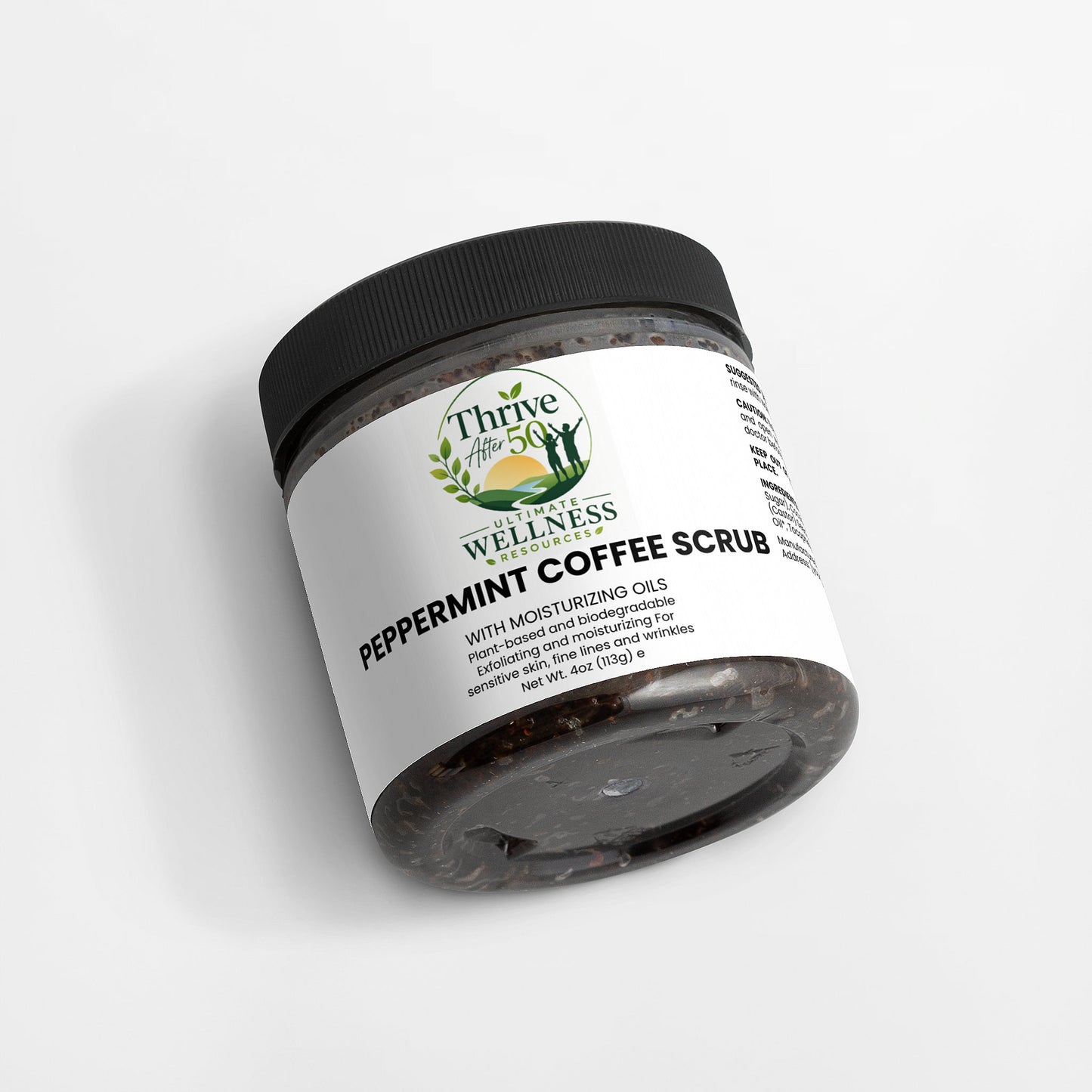 Peppermint Coffee Scrub