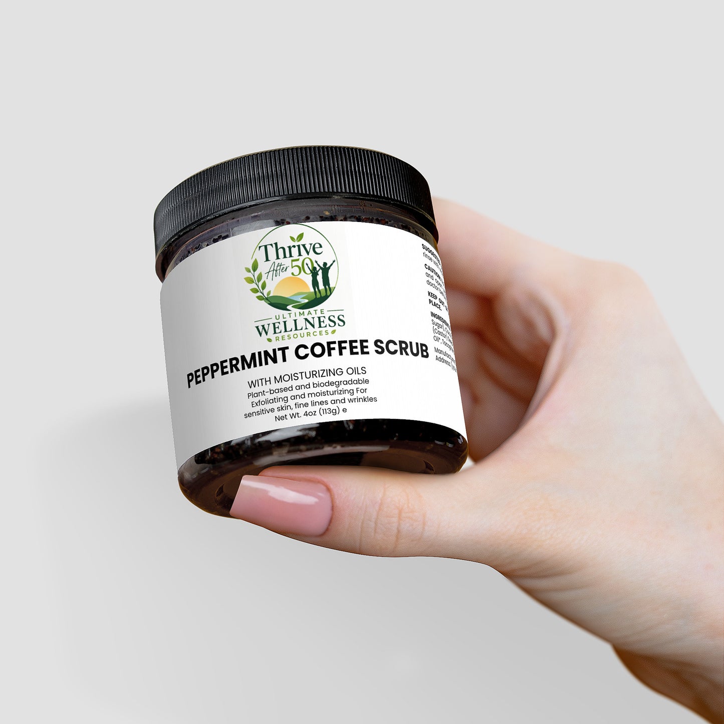 Peppermint Coffee Scrub