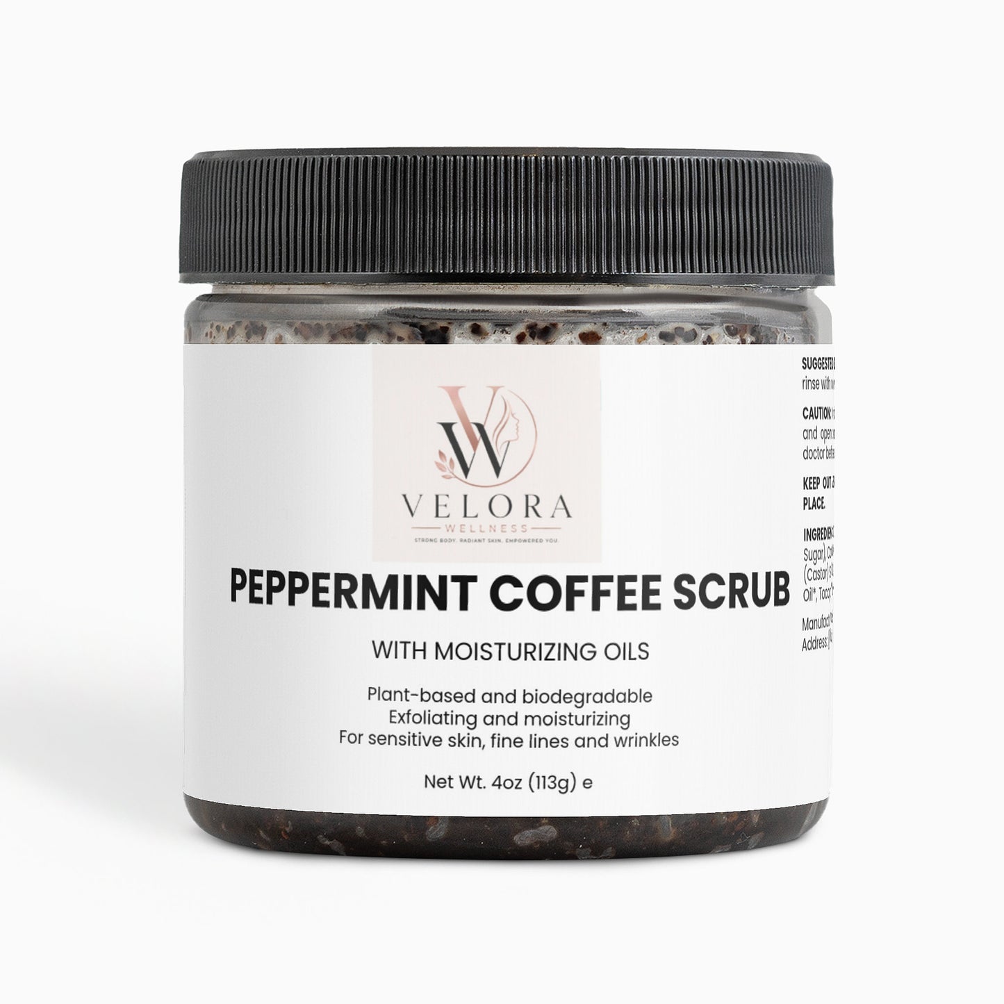 Peppermint Coffee Scrub