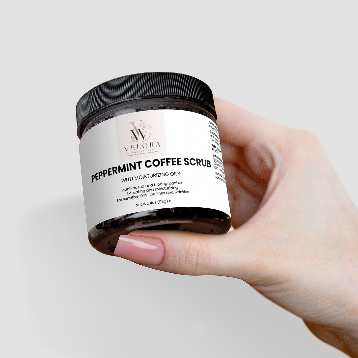 Peppermint Coffee Scrub