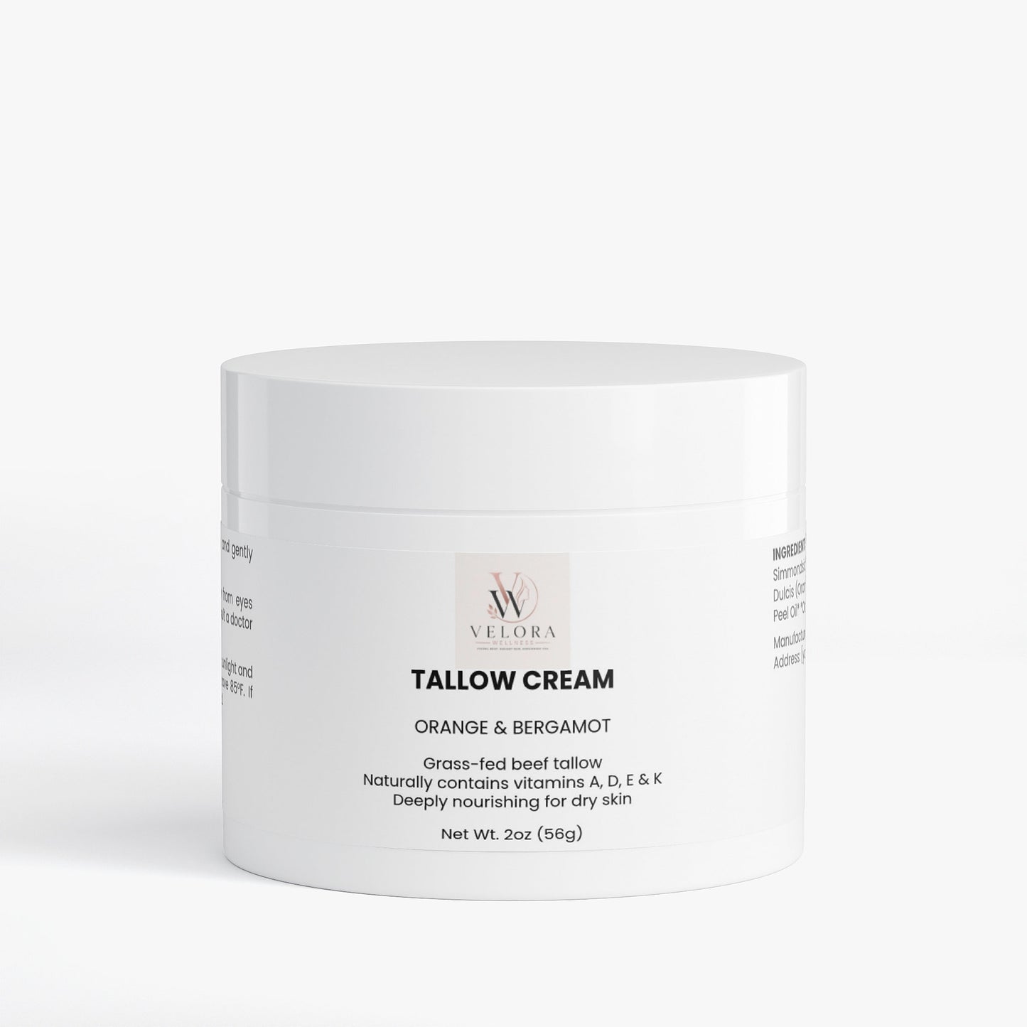 Tallow Cream Orange & Bergamot