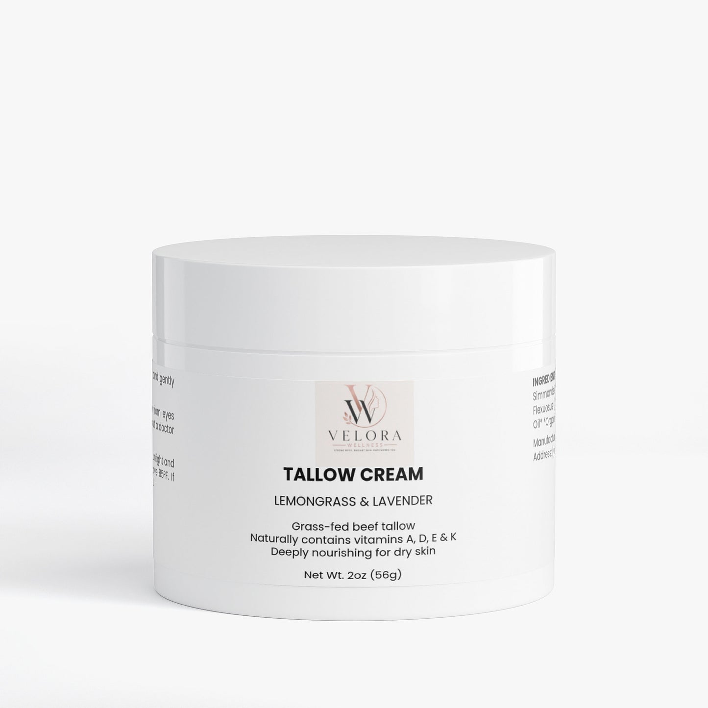 Tallow Cream Lemongrass & Lavender