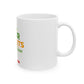 Four Pockets Financial Podcast Ceramic Mug — Hill & Levy Branded Coffee Cup (11oz/15oz)