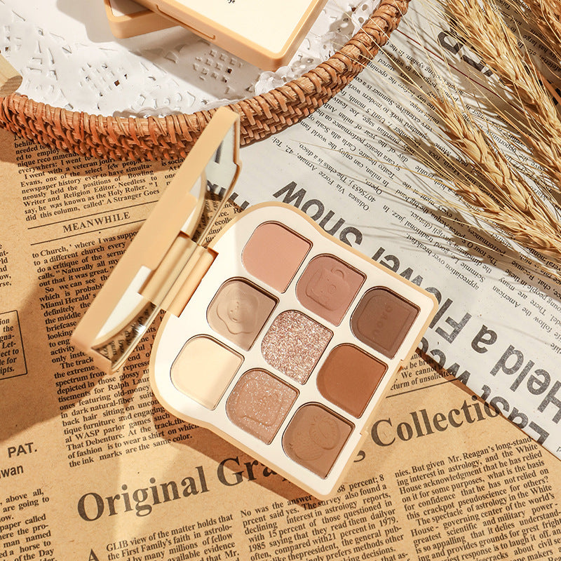 New Sunny Touch Toast Eyeshadow Palette - 9 Colors