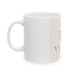 Velora Wellness Ceramic Mug – Elegant Rose Gold Logo Coffee Cup (11oz/15oz)