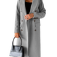 Double-Breasted Long Coat