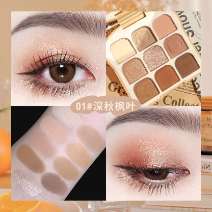 New Sunny Touch Toast Eyeshadow Palette - 9 Colors