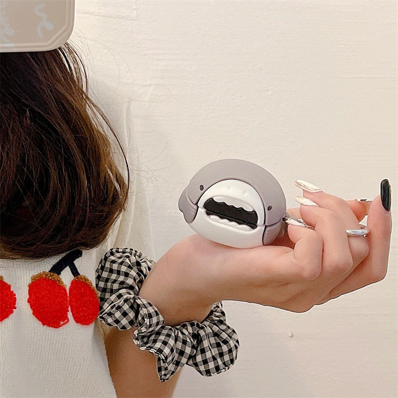 Silicone Shark Case for Samsung Buds2 Wireless Earphones