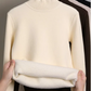 Fleece-lined Turtleneck Sweater