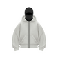 Double Hood Fleece-Lined Sweater