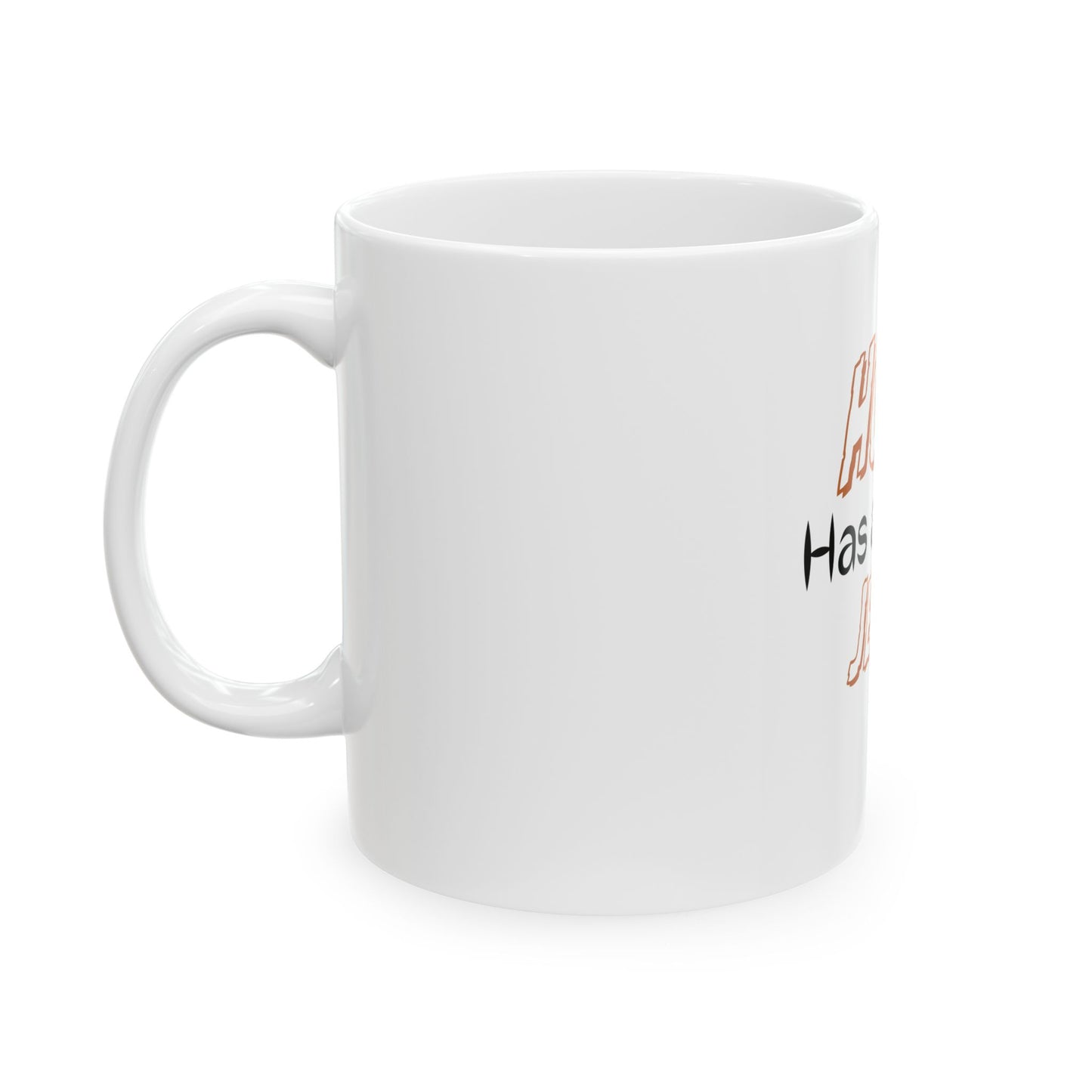 Hope Has a Name Jesus Ceramic Mug — Inspirational Christian Coffee Cup (11oz & 15oz)