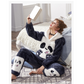 Couple's Coral Fleece Pajamas Set for Fall Winter