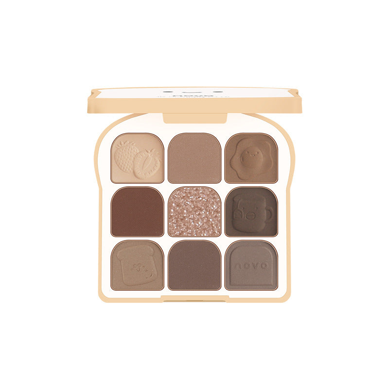 New Sunny Touch Toast Eyeshadow Palette - 9 Colors