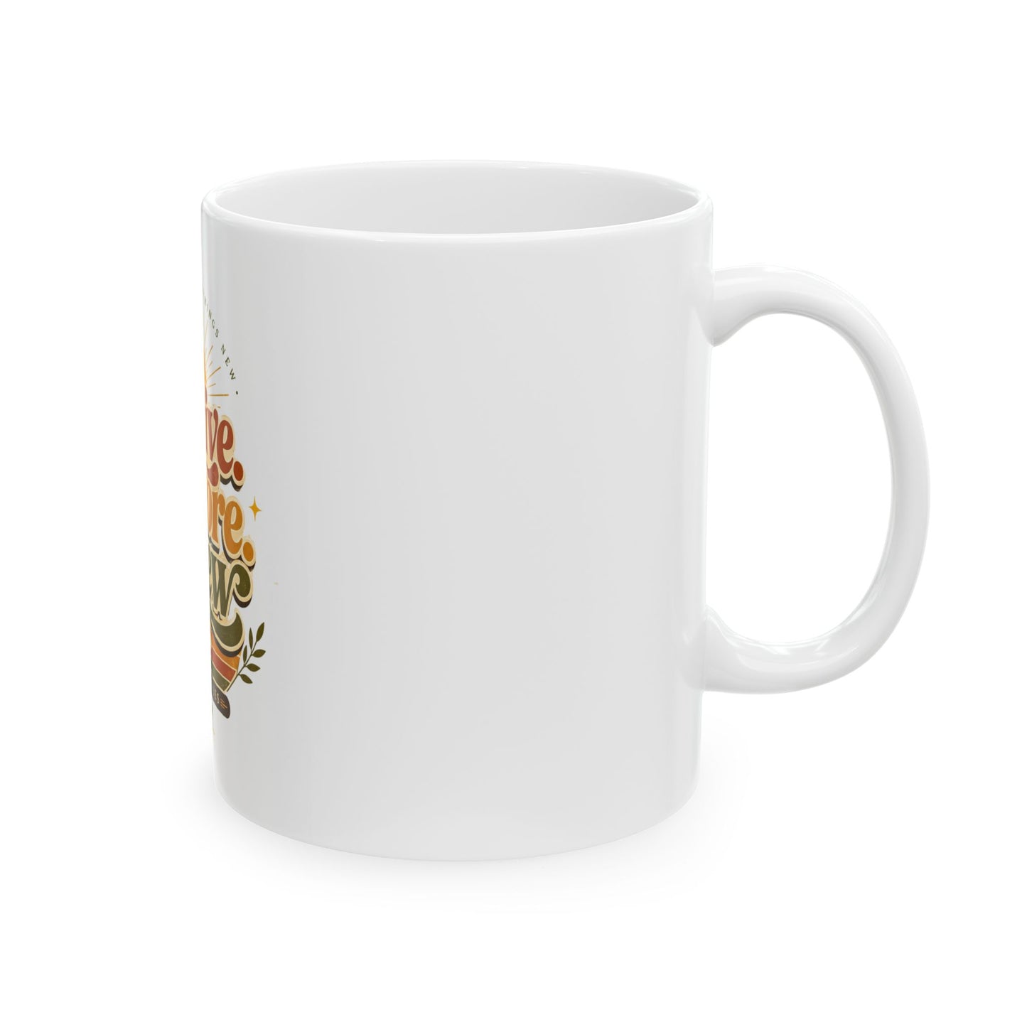 Revive Restore Renew Ceramic Mug — Inspirational Christian Coffee Cup (11oz, 15oz)