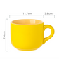 Microwaveable Large Capacity Ceramic Oatmeal Mug