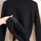 Fleece-lined Turtleneck Sweater