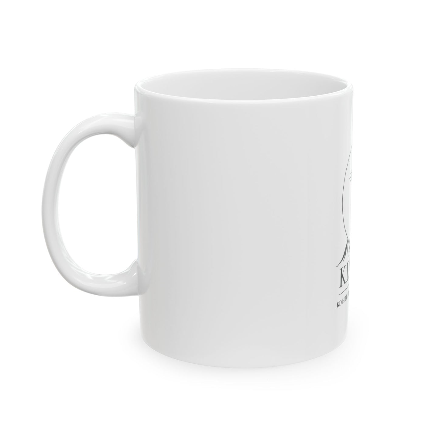 KD Hill Ministries Ceramic Mug – Faith Cross & Mountain Logo (11oz, 15oz)