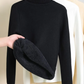 Fleece-lined Turtleneck Sweater