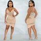 Irregular Hot Diamond Sling Dress for Nightclub