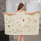 Cartoon Microfiber Bath Towel for Women