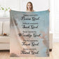 Christian Bible Verse Blanket for Women - Soft Plush Throw
