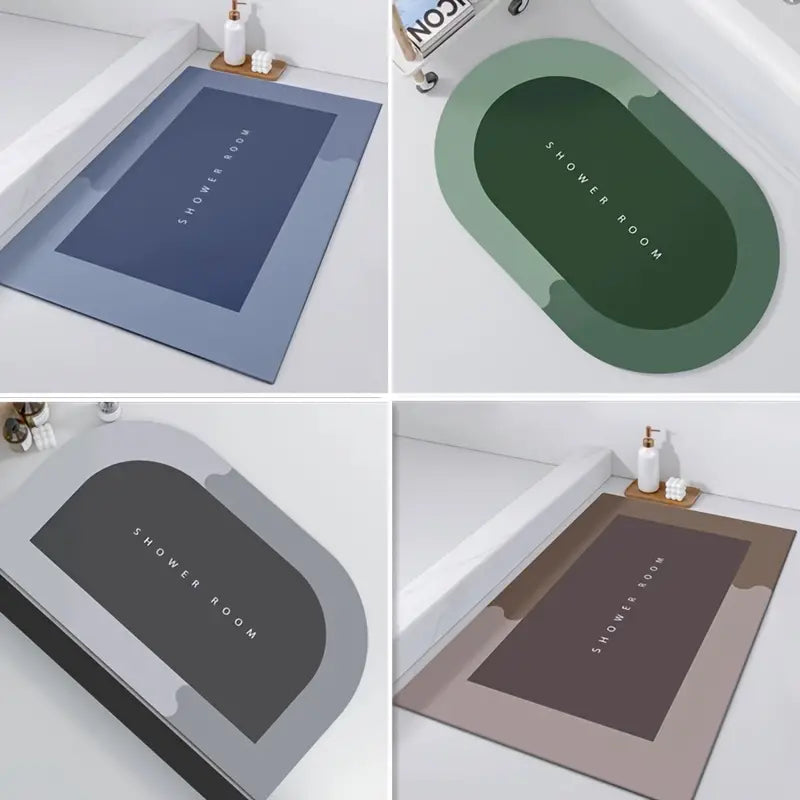Super Absorbent Anti-Slip Bathroom Mat in Morandi Color