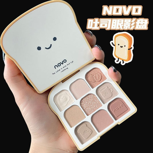 New Sunny Touch Toast Eyeshadow Palette - 9 Colors
