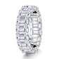 Sterling Silver Ring with High Carbon Diamond Simulant