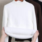 Fleece-lined Turtleneck Sweater