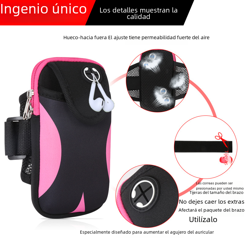 Multifunctional Running Phone Arm Bag - Waterproof Wrist Pack
